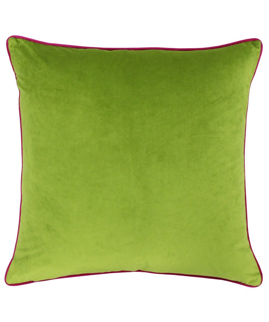 You need never worry about matching your cushions with the Meridian range. Made of unspeakably soft velvet feel fabric no words or pictures can do these covers justice. Each larger than average cushion has a plain front and reverse with contrasting piped edges in a range of rich complimentary colours which feature throughout the entire collection. With a small and discreet zip closure they are easy to fill and secure. These sumptuous Polyester Filled Cushions are made of 100% hard-wearing polyester and are incredibly easy to care for as they are all machine wash and iron appropriate.