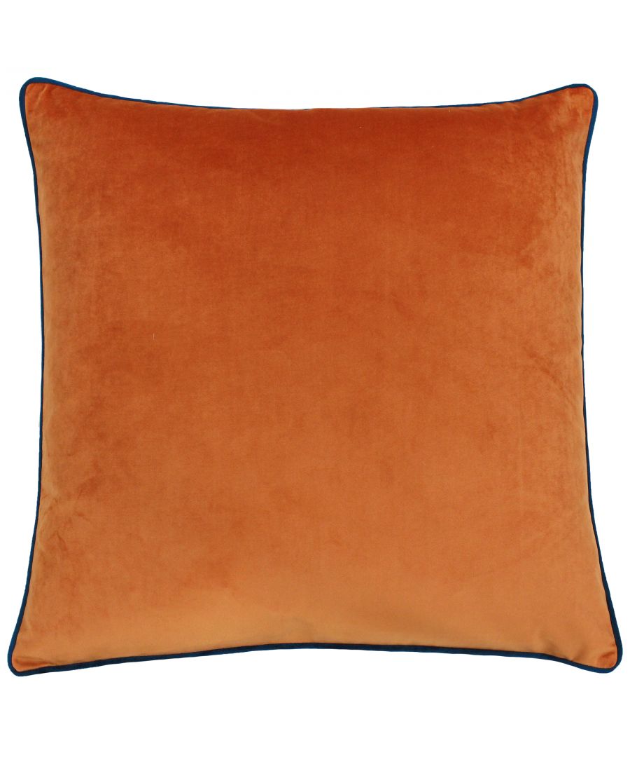 You need never worry about matching your cushions with the Meridian range. Made of unspeakably soft velvet feel fabric no words or pictures can do these covers justice. Each larger than average cushion has a plain front and reverse with contrasting piped edges in a range of rich complimentary colours which feature throughout the entire collection. With a small and discreet zip closure they are easy to fill and secure. These sumptuous Polyester Filled Cushions are made of 100% hard-wearing polyester and are incredibly easy to care for as they are all machine wash and iron appropriate.