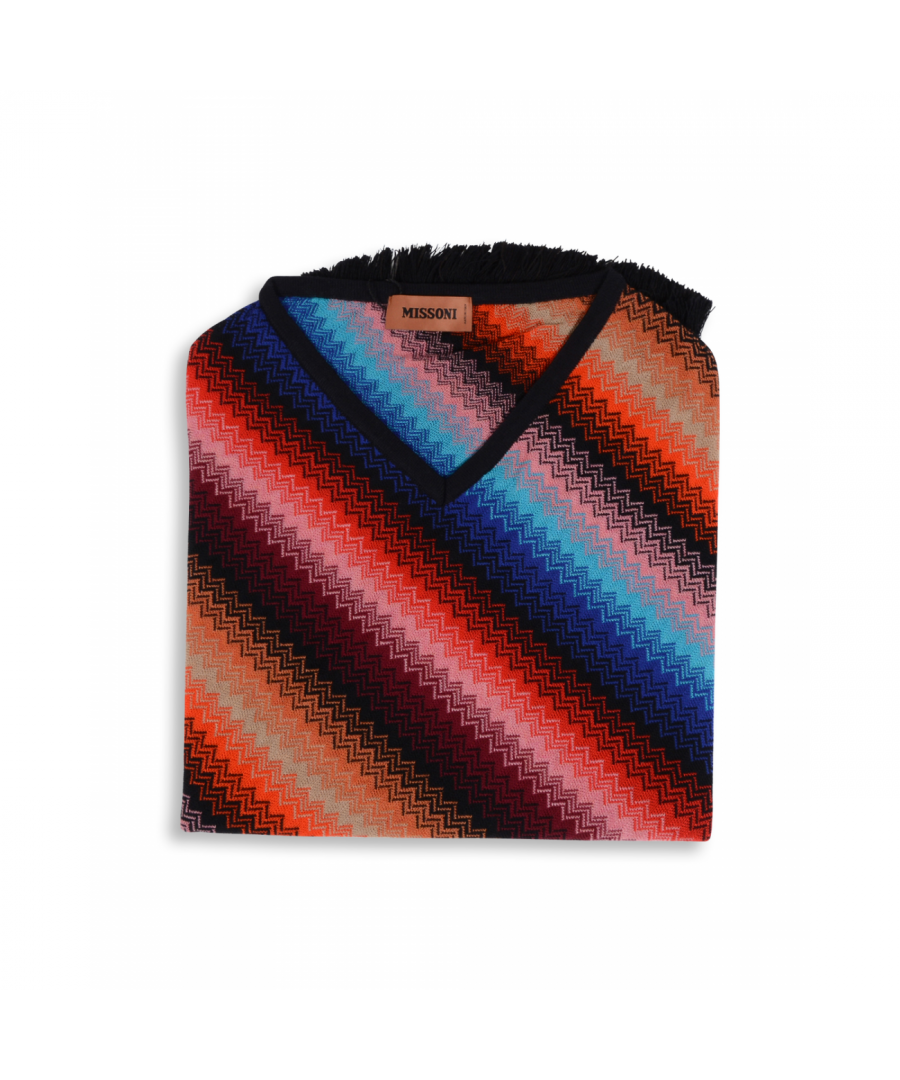 By: Missoni- Details: PO1QWOD68010002- Color: Multicolor - Composition: 100% Wool - Measures: 80X100 cm - Made: ITALY - Season: SS
