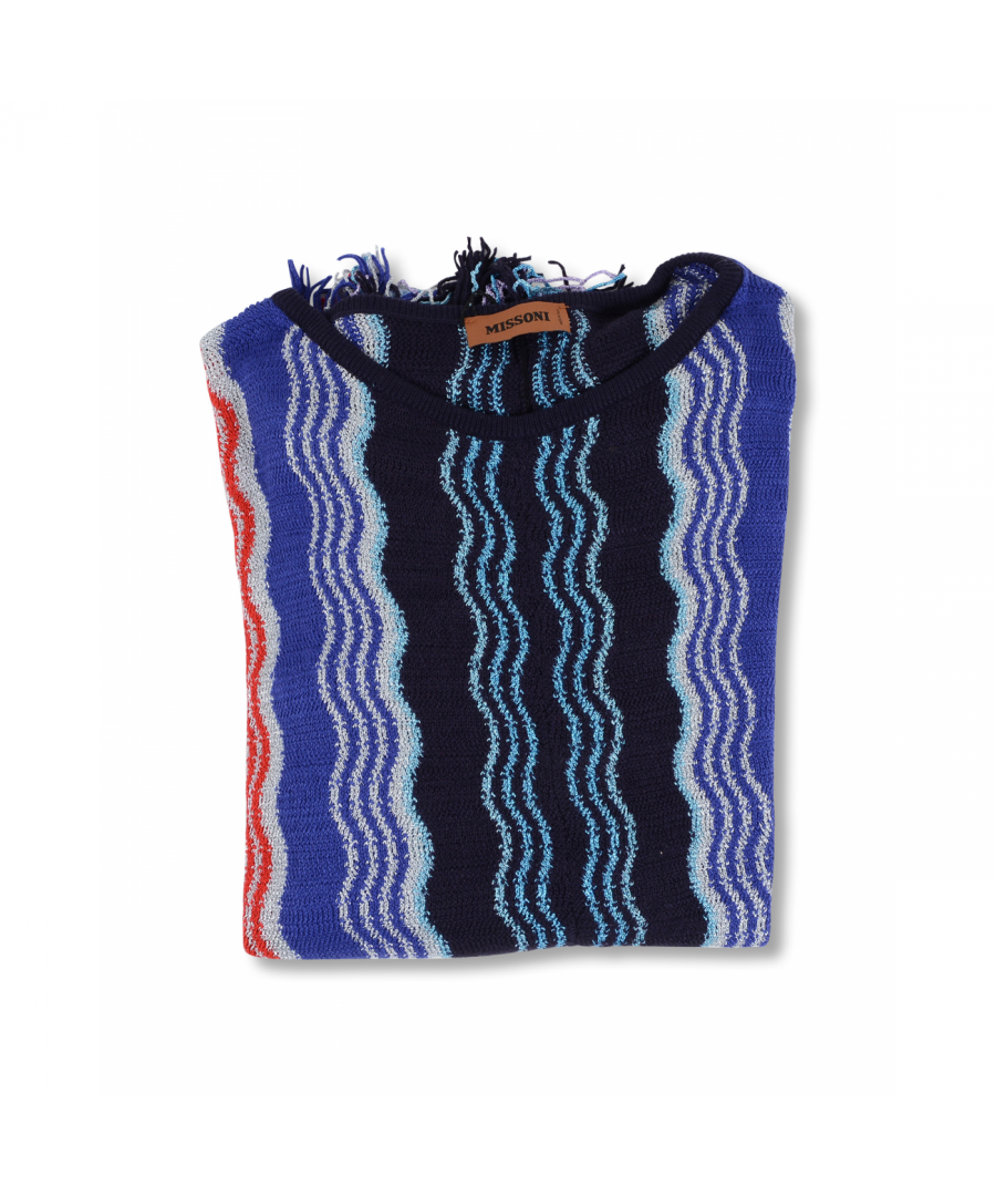 By: Missoni- Details: PO2YWMD66860002- Color: Multicolor - Composition: 32%WOC + 32%PC + 24%V1 + 12%MO - Measures: 65X120 cm - Made: ITALY - Season: FW