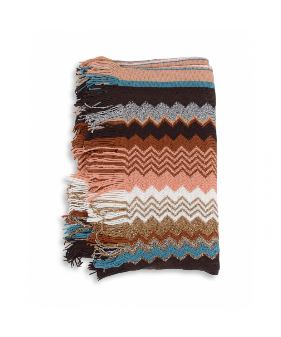 By: Missoni- Details: PO74WMD68100004- Color: Multicolor - Composition: 44% Wool + 44%CO + 12% Polyester - Measures: 65X165 cm - Made: ITALY - Season: SS