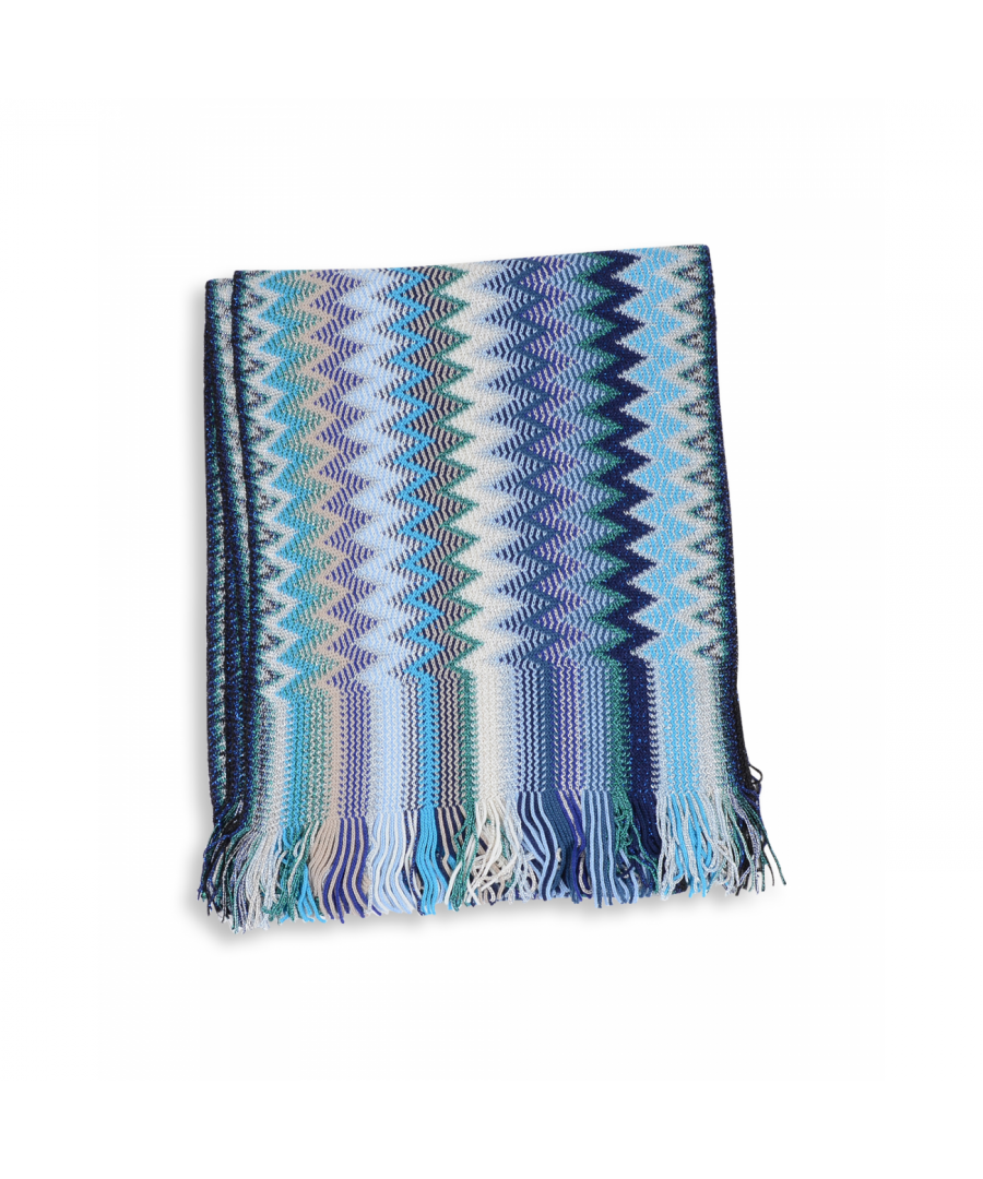By: Missoni- Details: POB5VMD58020002- Color: Multicolor - Composition: 30%V1 + 30% Wool + 60% Polyester - Measures: 60X150 cm - Made: ITALY - Season: SS