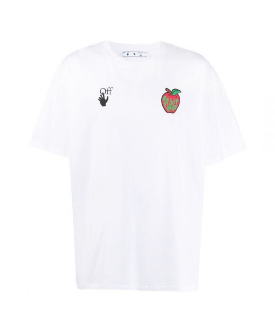 off white apple t shirt