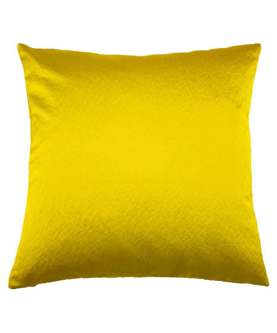 Summery and tropical - this cushion has a vibrant personality that will work in a range of home interior styles. The soft silk-like appearance screams sophistication and luxury with a metallic sheen as well as gold reflects within the fabric. The bright colour palette will give your décor a sense of vitality and lusciousness filled with freshness.