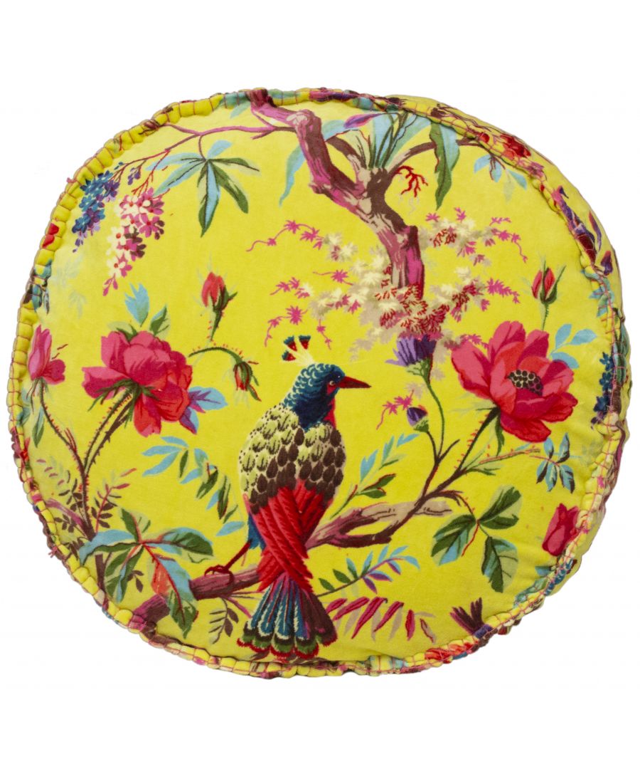 Riva Home Paradise 50X12 Rd PCushion Acacia - Brown Cotton Size One