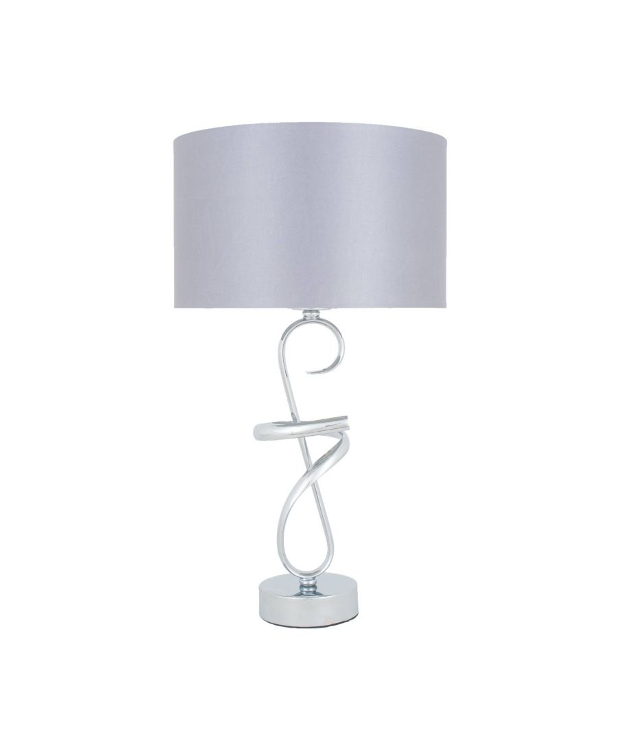 Pagazzi Gilly Table Lamp - Grey Metal - One Size