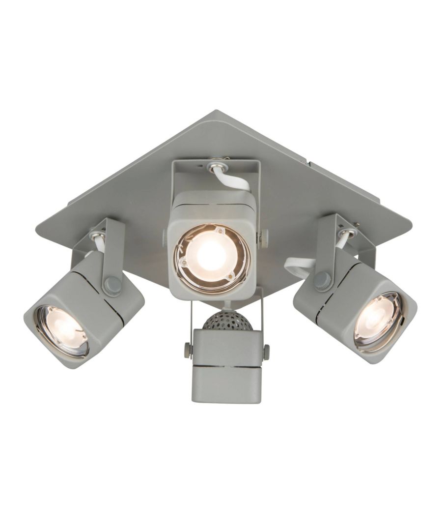 Image for Helju 4 Light Grey Ceiling Spotlight