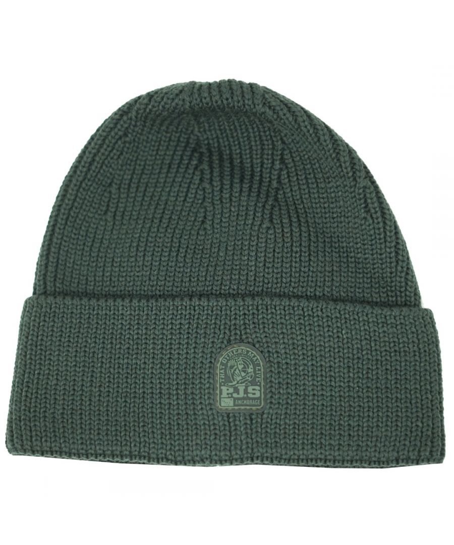 Parajumpers Mens Plain Beanie - Green - One Size