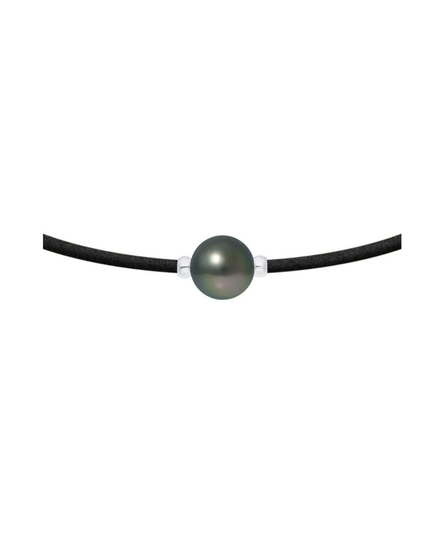 Image for Tahitian Pearl Necklace and Neoprene and 925 Sterling Silver