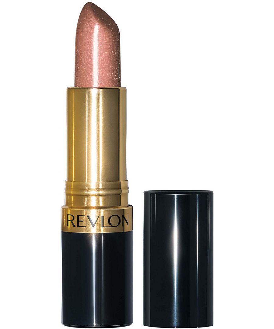 The Revlon Super Lustrous lipstick is packed with vitamins and moisturizers that leave your lips soft and smooth. The lustrous lipstick seals in colour to define your lips. It's available in a variety of fashionable colours to fit every mood and outfit. Exclusive LiquiSilk formula with mega-moisturizers seals in colour and softness. Silky-smooth, creamy texture.