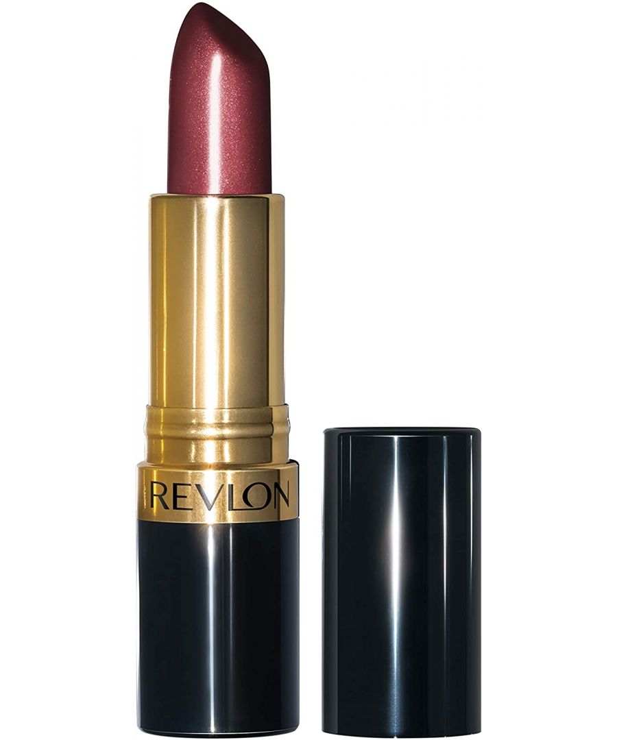 The Revlon Super Lustrous lipstick is packed with vitamins and moisturizers that leave your lips soft and smooth. The lustrous lipstick seals in colour to define your lips. It's available in a variety of fashionable colours to fit every mood and outfit. Exclusive LiquiSilk formula with mega-moisturizers seals in colour and softness. Silky-smooth, creamy texture.