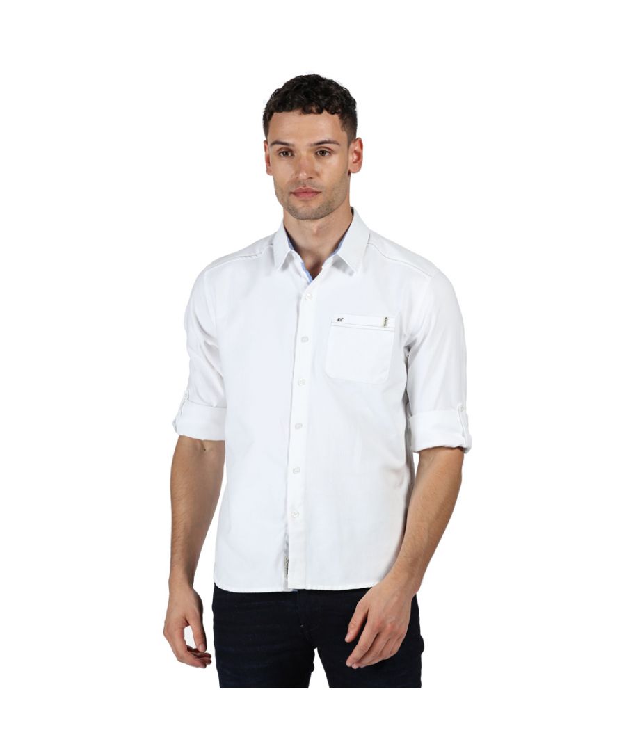 Image for Regatta Mens Banning Cotton Oxford Long Sleeve Shirt