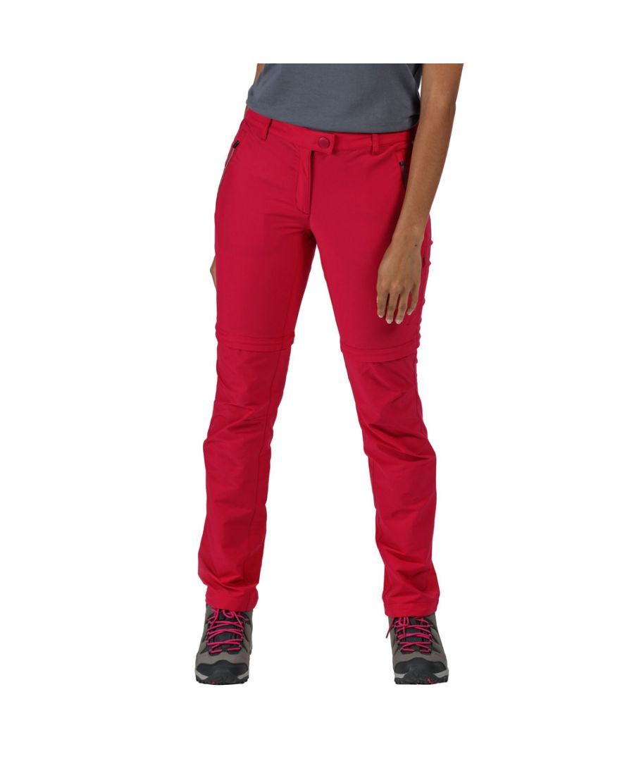 Image for Regatta Womens Highton Zip Off Durable Walking Trousers