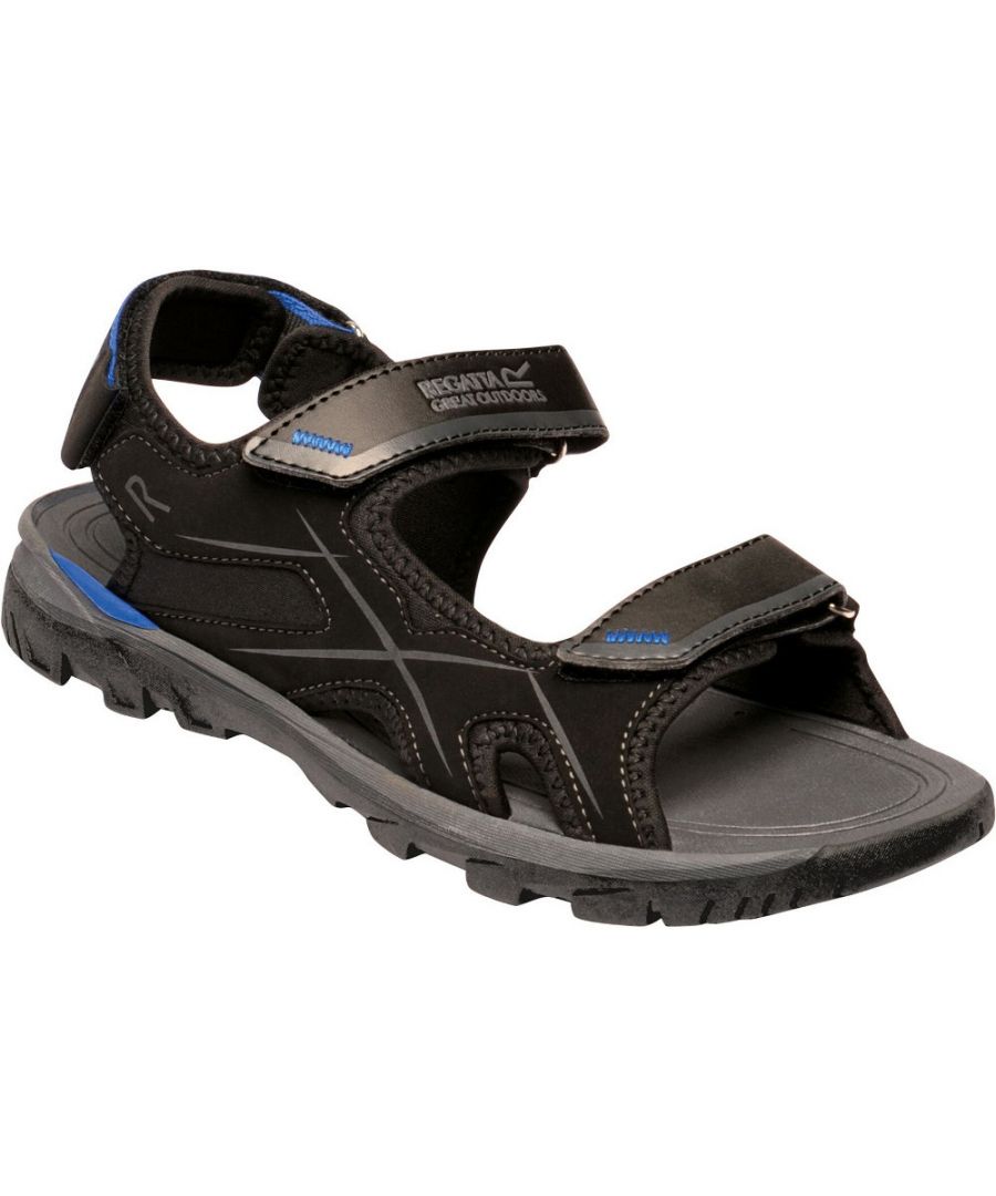 Image for Regatta Mens Kota Drift Open Toe Lightweight Walking Sandals