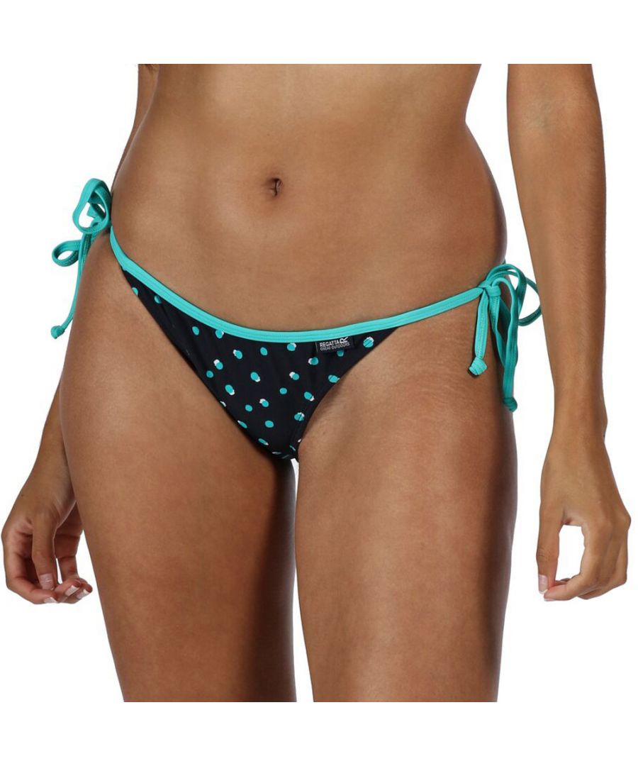 Regatta Womens/Ladies Aceana Bikini String Brief Swimwear Bottoms - Navy Polyamide - Size UK 8 (Women's)