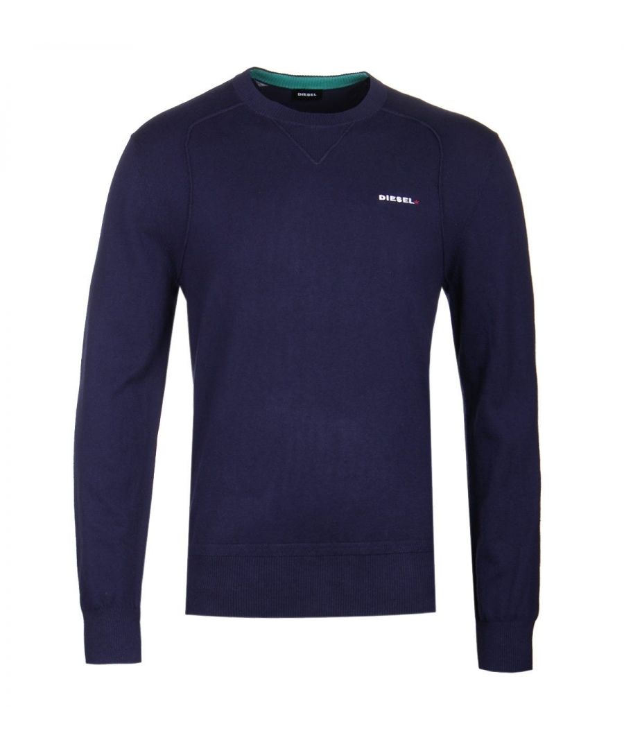Image for Diesel Laux Navy Knit Sweater