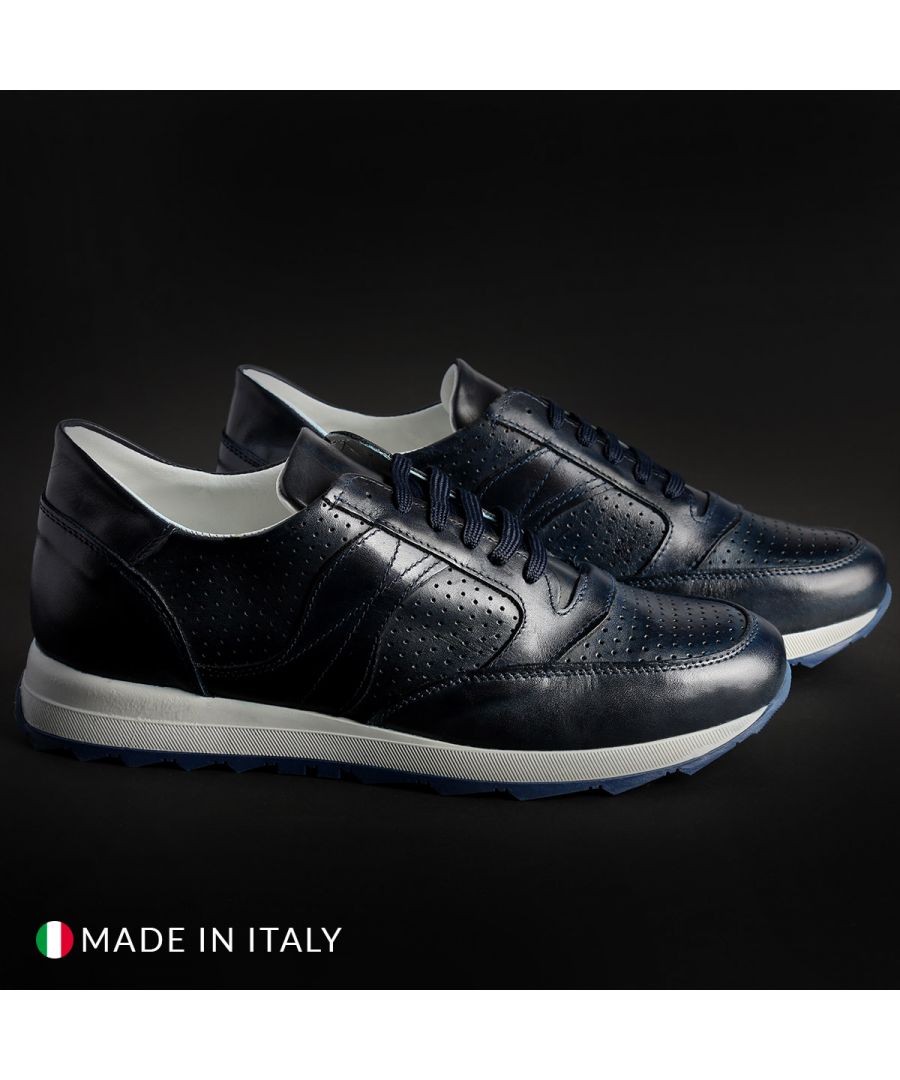 Duca Di Morrone Mens Sneakers - Blue - Size 45