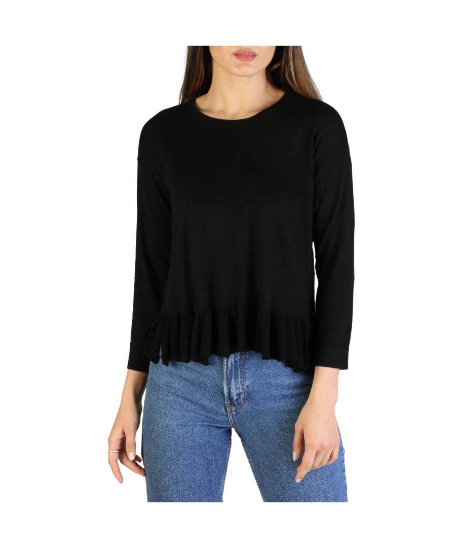 Armani Exchange Womens Sweaters - Black - Size Large