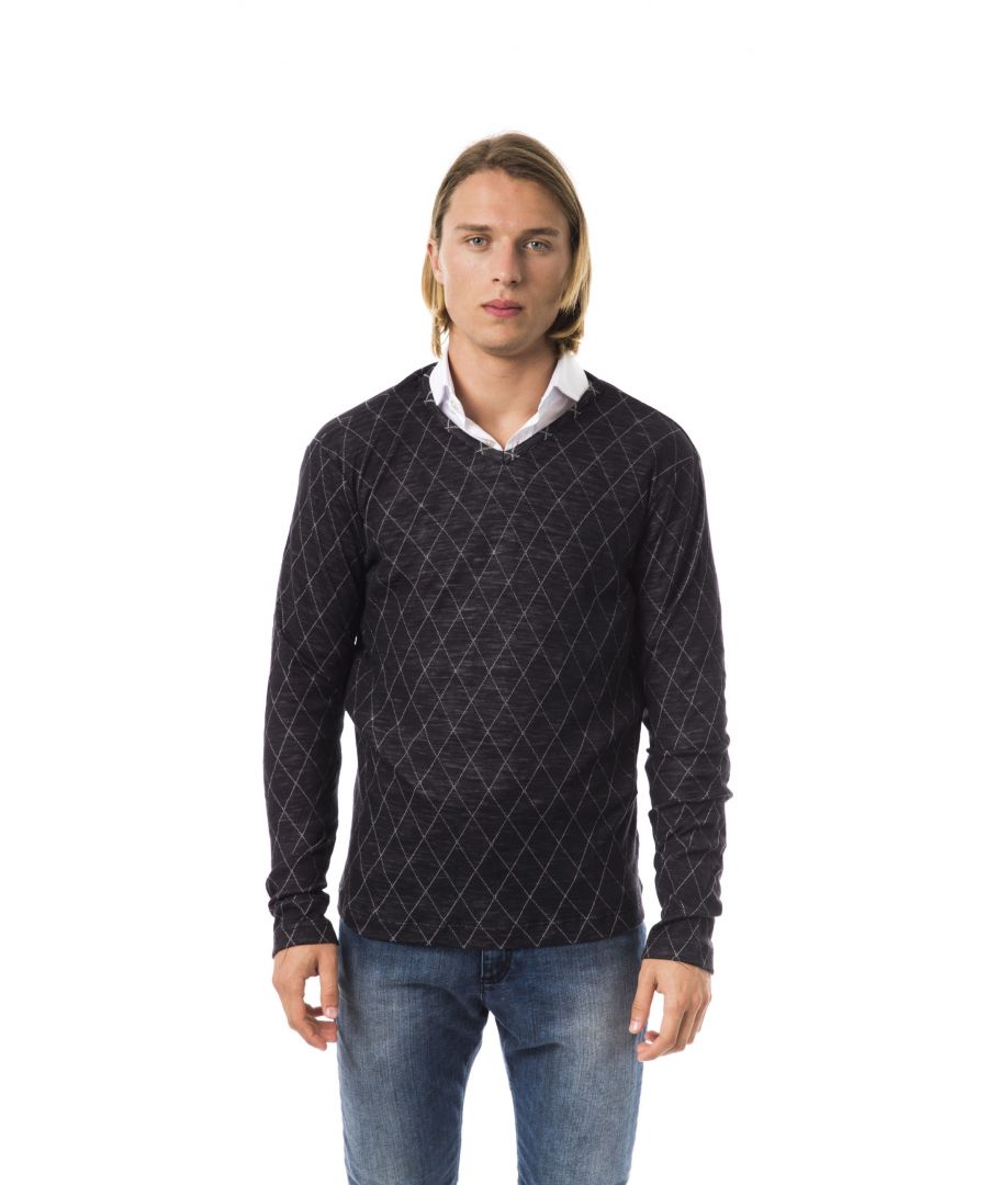 Byblos Mens BYBLOS Nero Sweater - Multicolour - Size S
