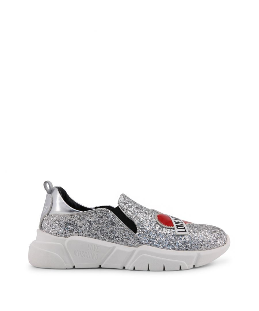 Gender: Woman <br> Type: Sneakers <br> Upper: synthetic material, leather <br> Internal lining: leather <br> Sole: rubber <br> Details: glitter, embroideries, slip<br>on
