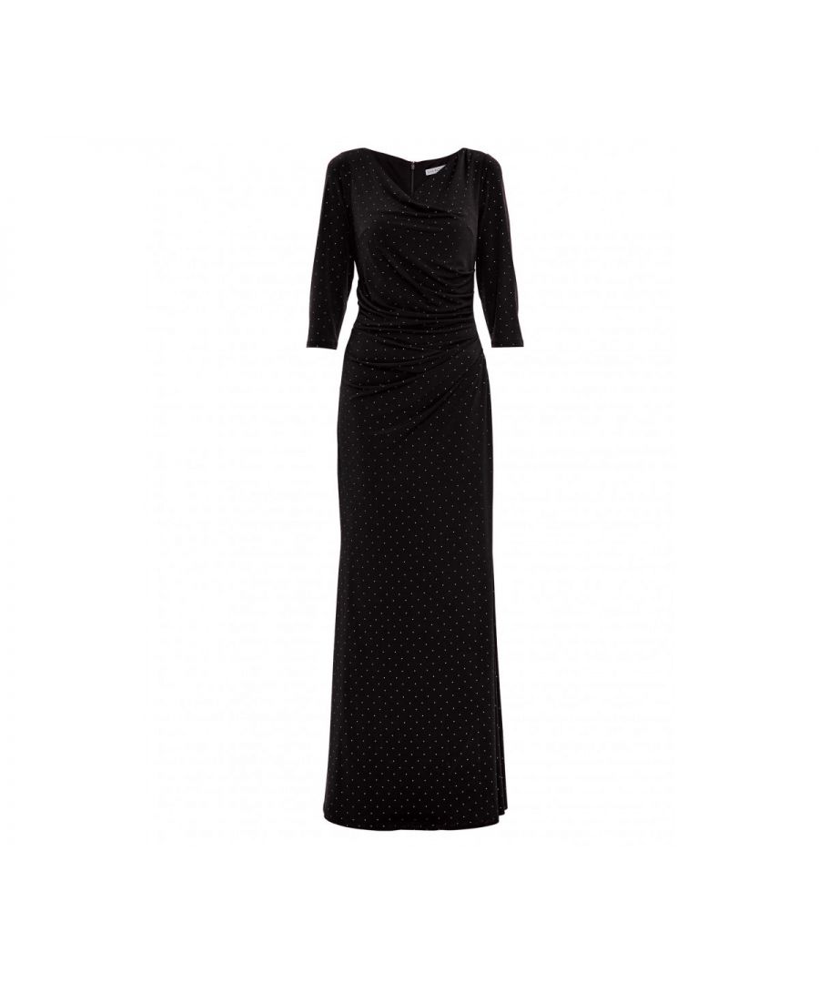 Image for Gina Bacconi Samantha Maxi Dress in Black