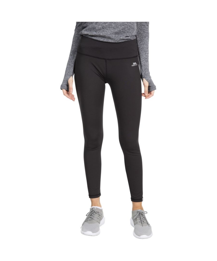 The Vivien women's sports leggings are expertly knitted from a stretch Duoskin material, featuring a full-length design, an adjustable inner drawcord at the supportive waistband, a zip pocket at the rear and are decorated with reflective prints and trims. We know you're getting a little hot and bothered just from looking at these running leggings, but thanks to their quick-drying and sweat-wicking fabric technologies, you'll cool off in no time.