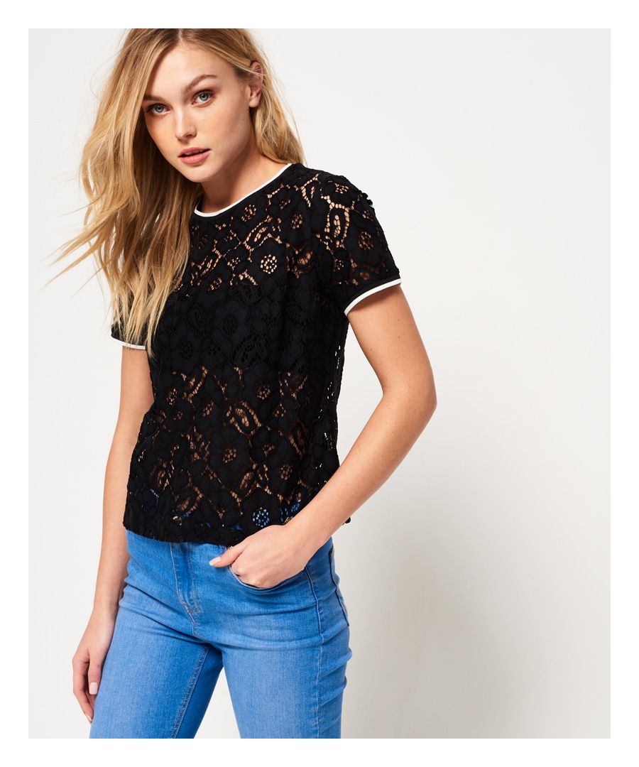 Image for Superdry Tori All Over Lace Top