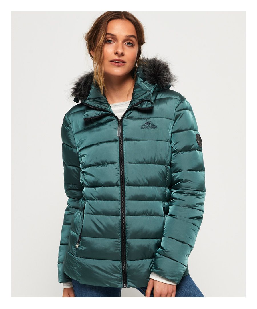 Image for Superdry Taiko Padded Faux Fur Jacket