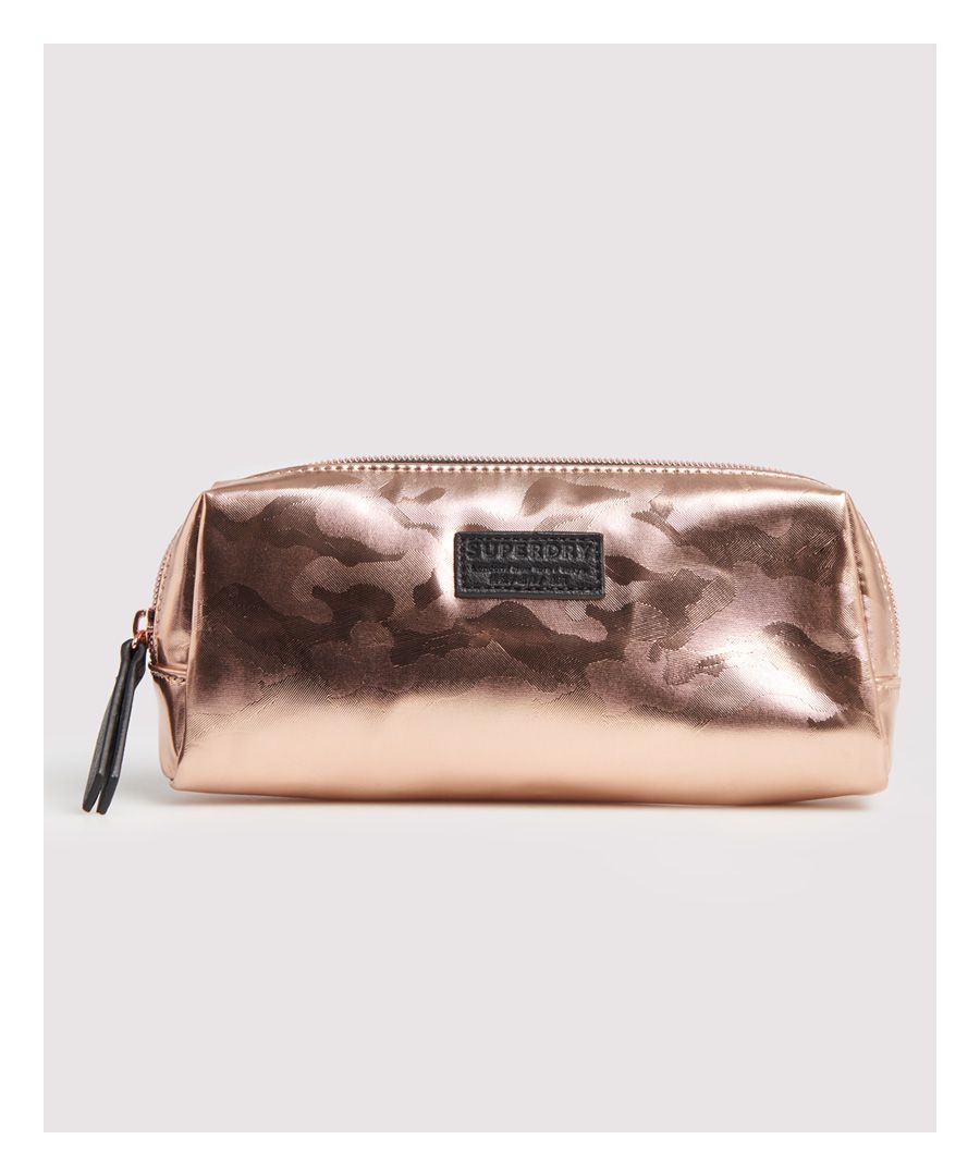 Superdry women's Pencil case. Great for storing all of your stationery, this pencil case features a zip fastening and is finished with a Superdry logo design on the front.H 11cm x L 20cm x D 6cm