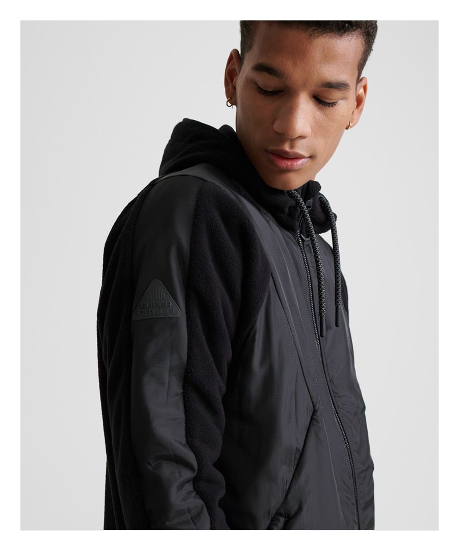 superdry mountain sherpa zip moletom com capuz