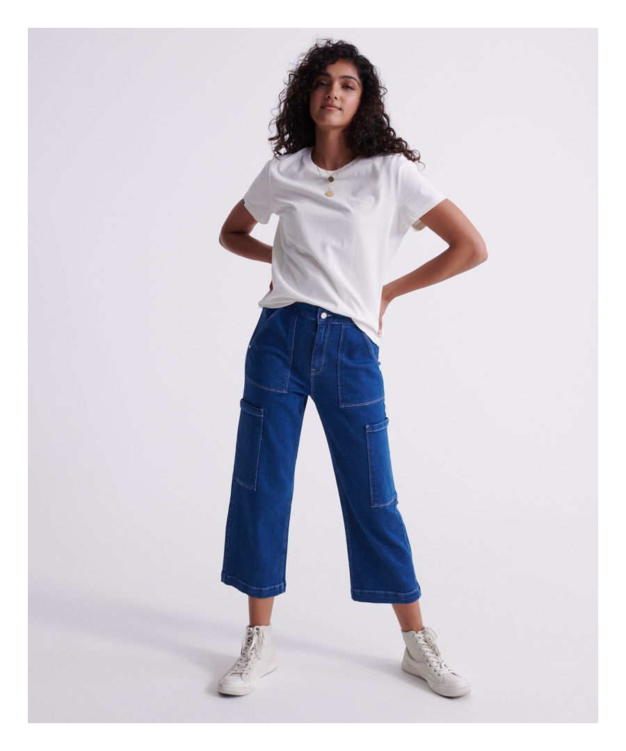 Image for Superdry Wide Leg Utility Jeans