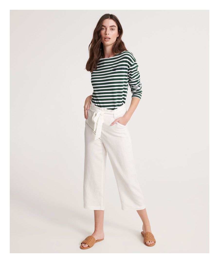 Image for Superdry Edit Linen Trousers