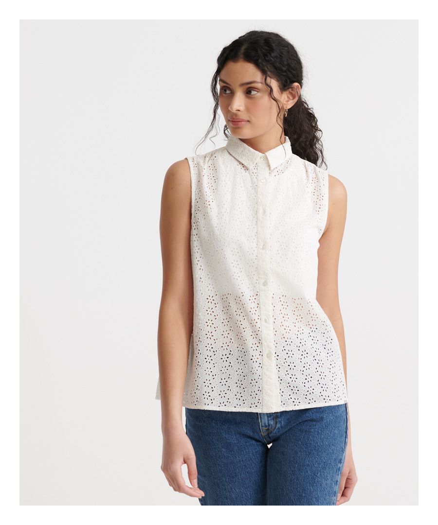 Image for Superdry Tilly Broderie Shirt
