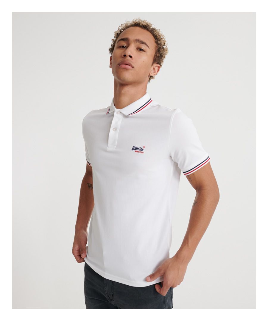 Image for Superdry Classic Micro Lite Tipped Short Sleeved Polo