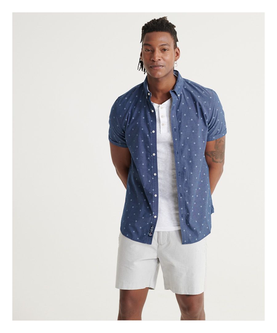 Image for Superdry Classic Shoreditch Print Short Sleeved Shirt