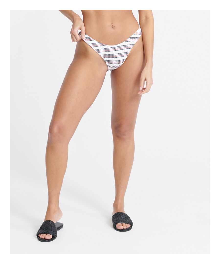 Image for Superdry Edit Stripe Bikini Bottom
