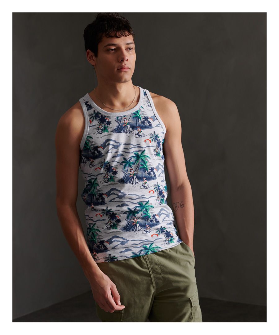 Image for Superdry All Over Print Supply Vest Top