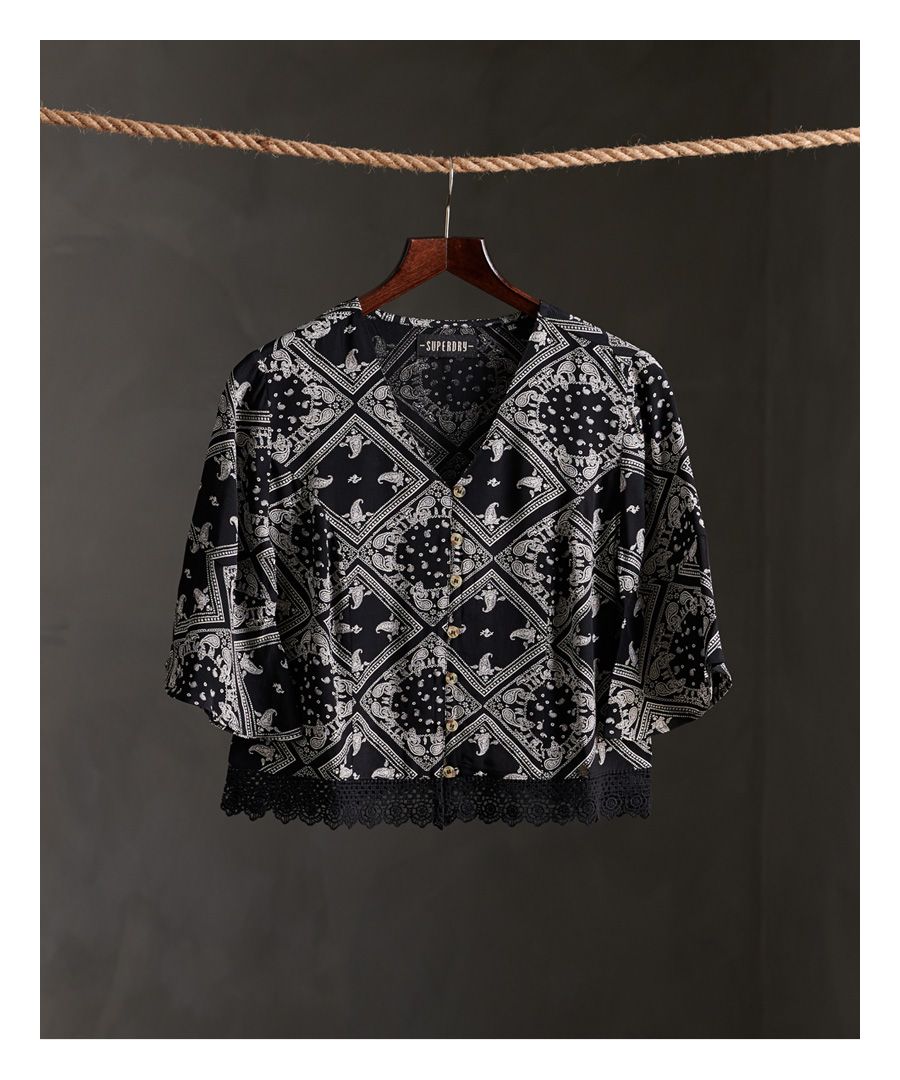 Image for Superdry Sunny Lace Top