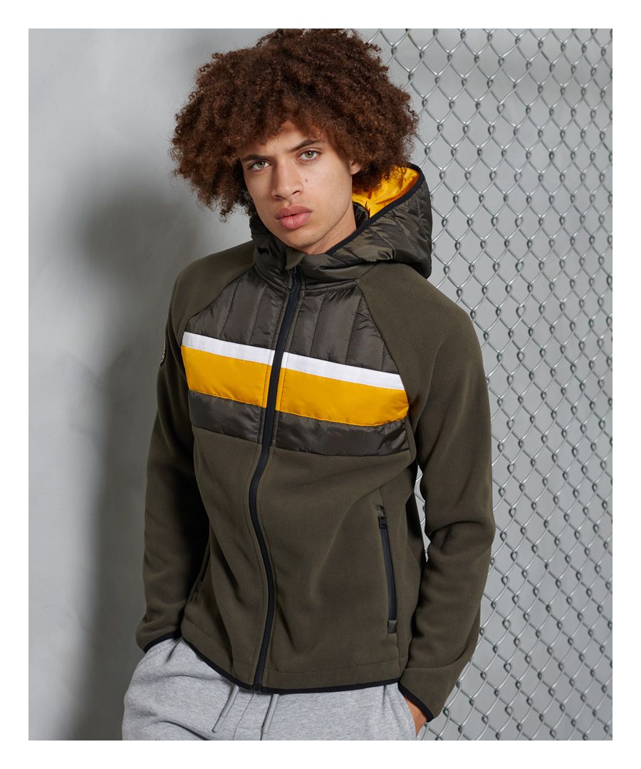 Image for Superdry Chestband Hybrid Zip Through Jacket