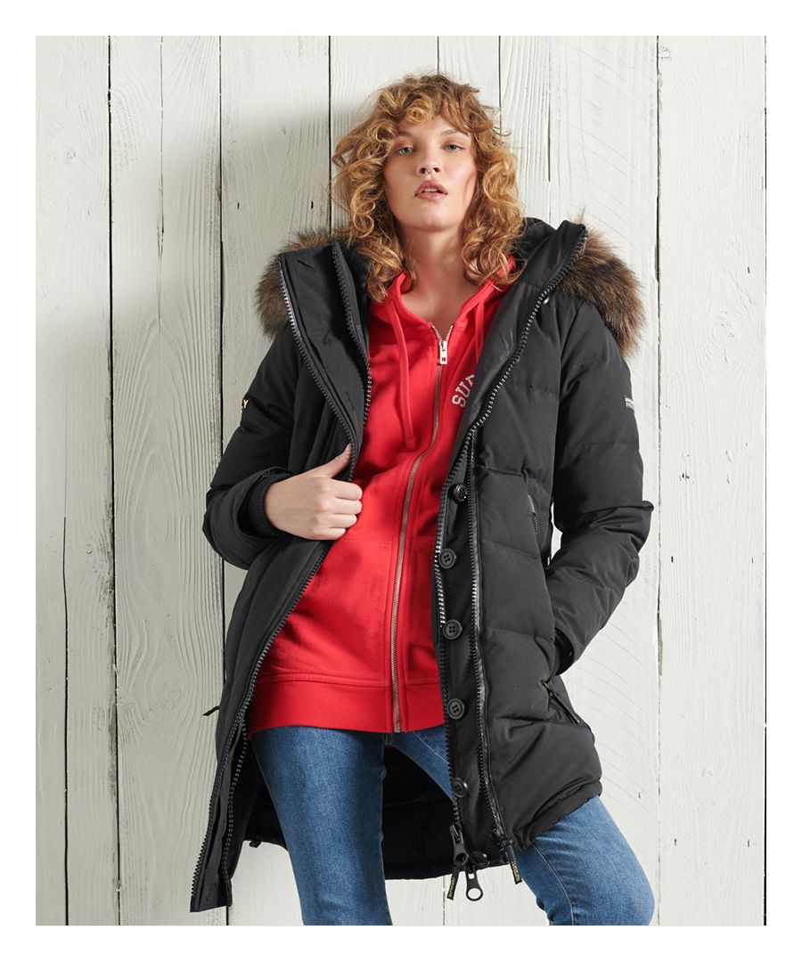 superdry double black label hunter parka