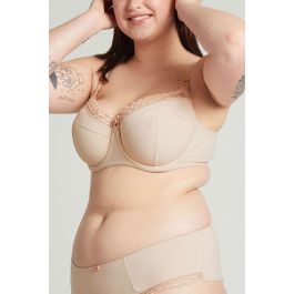 Anita Women's Wire-Free Non-Padded Support Bra 5860 (2-Pack) - Full Figure Comfort Bra In Skin Tone, Size 34G - View #7