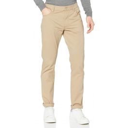 Men's Hackett, Trinity Contemporary Fit Twill 5 x Pocket Trousers in Sand