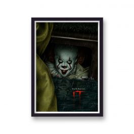 IT Pennywise Rain Drain You'll Float Too Reworked Movie Poster