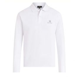 Belstaff Men's Logo-patch cotton-jersey polo shirt White
