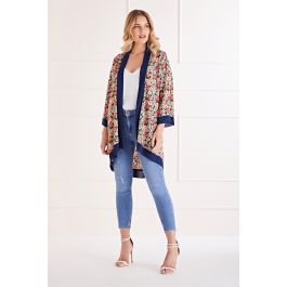 MELA LONDON Daisy Story Printed Kimono