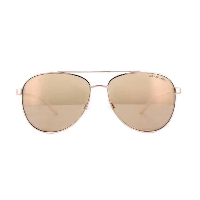 Michael Kors Sunglasses Hvar 5007 1080/R1 Rose Gold Rose Gold Mirror