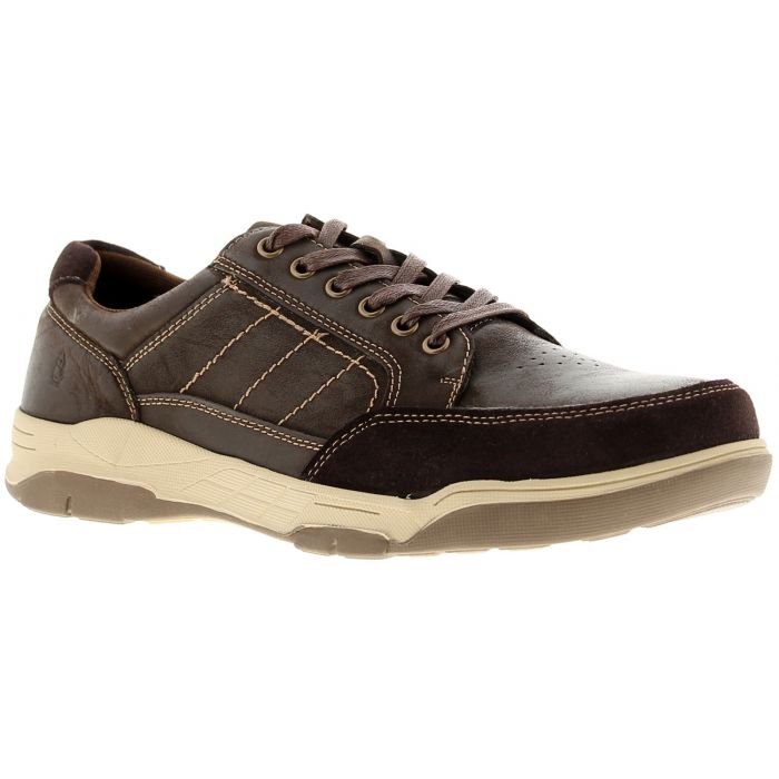 Hush Puppies finley leather Mens Casual Shoes brown