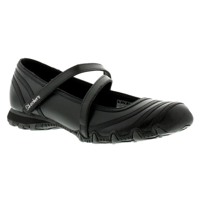 New Ladies/Womens Black Skechers Ribbon 