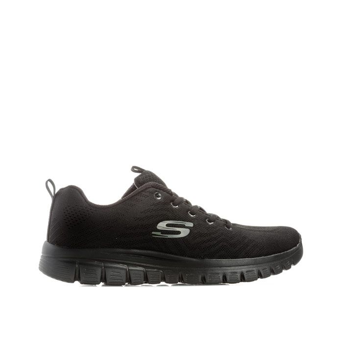 Women's Skechers Graceful Get Connected Trainers In Black