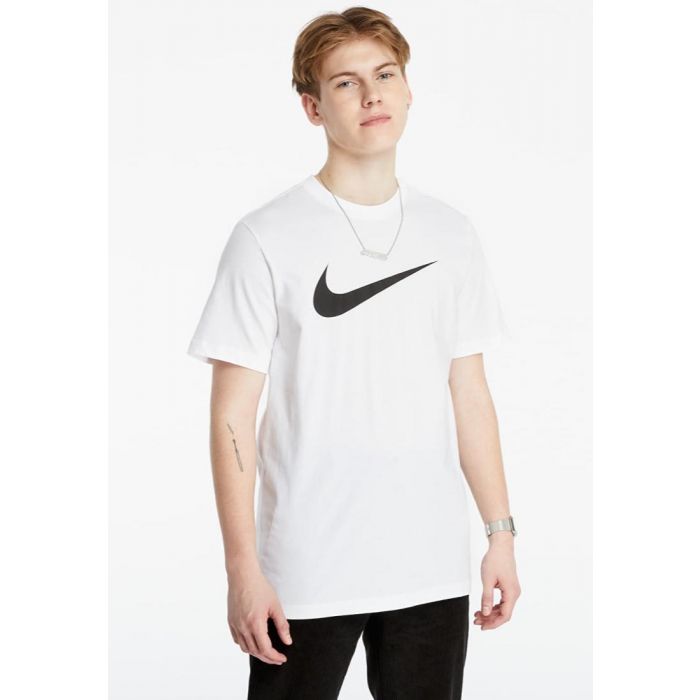 Nike Swoosh Logo T Shirt in White